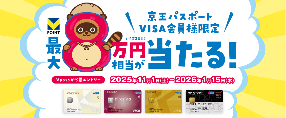 パスポートVISAカード